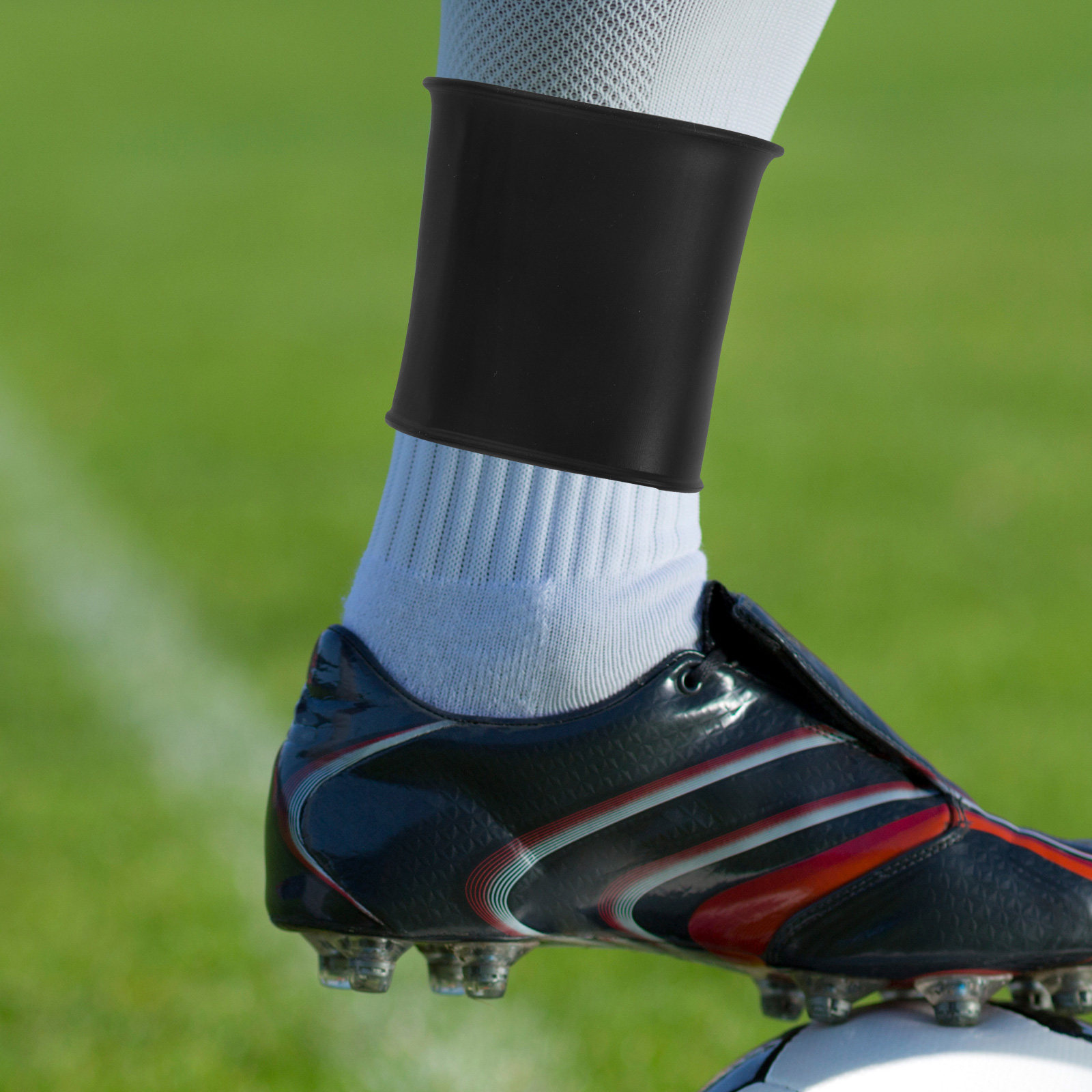 Sock Organizer Tray - 1 paar siliconen voetbal scheenbeschermers elastische