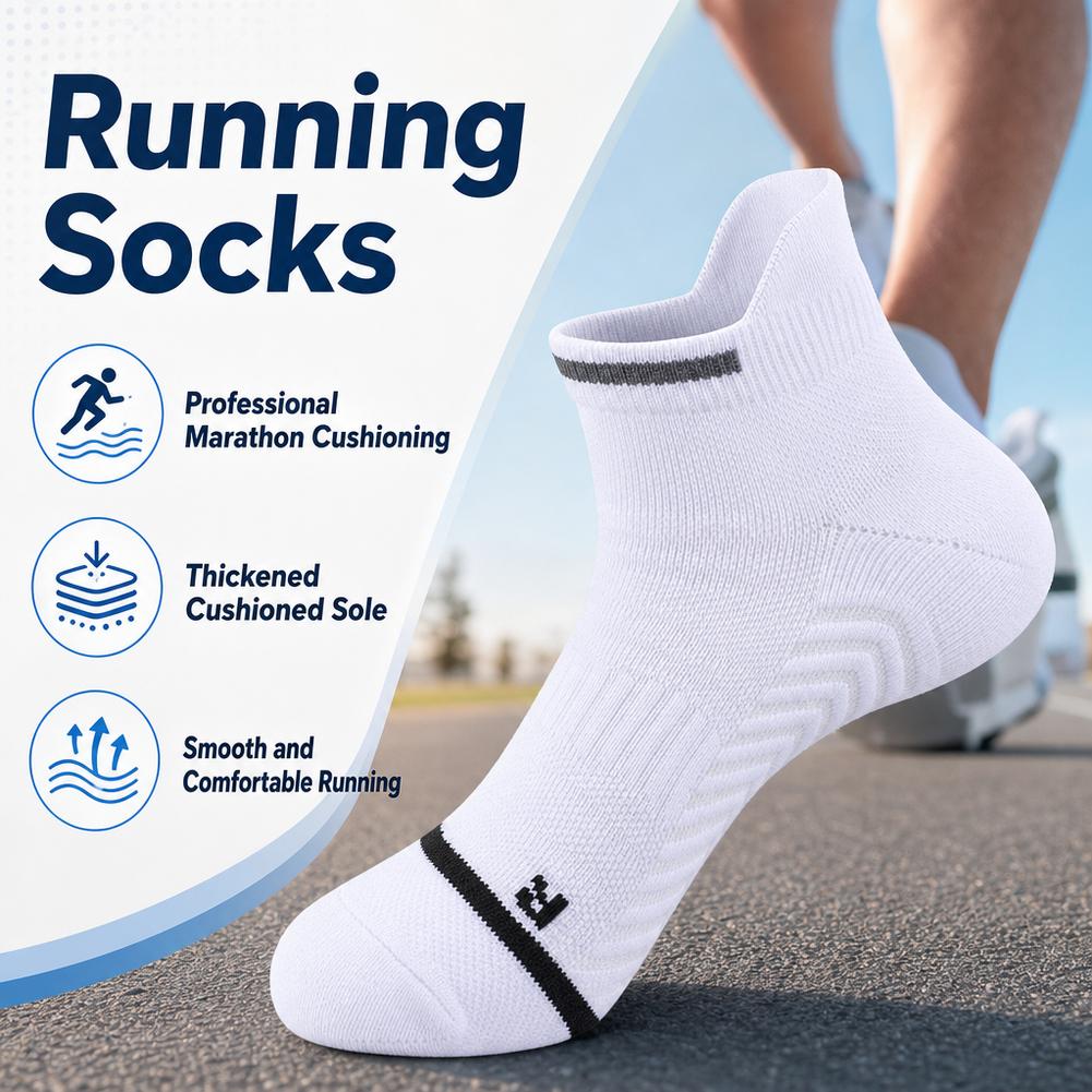 Professionele marathonloopsokk - Athletic Sock Cushion recensie en prijs