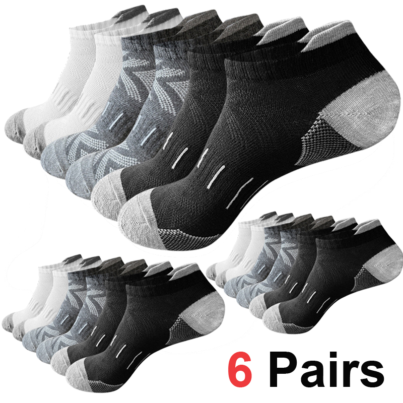 6 paar laag uitgesneden, gedem - Athletic Sock Cushion recensie en prijs